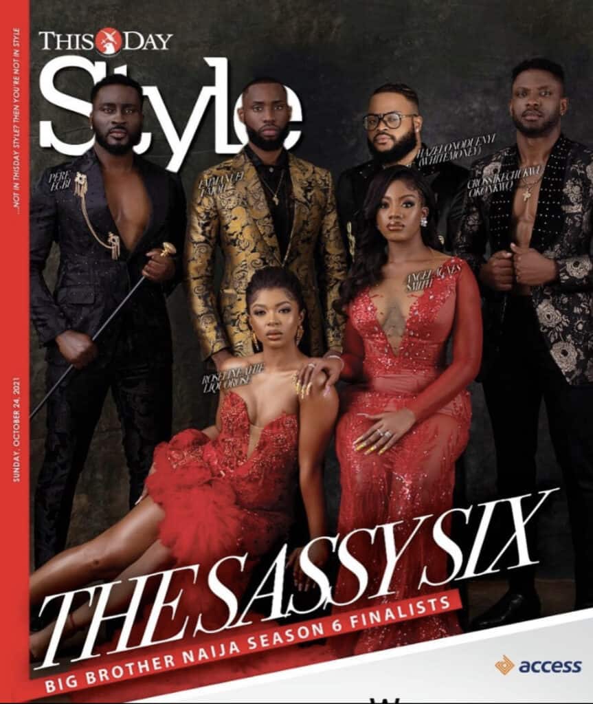 Angel Big Brother Naija Magazine Cover