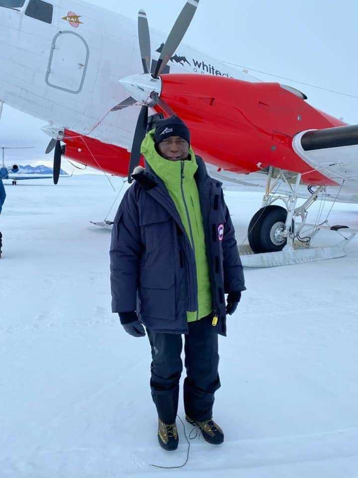 Ned Nwoko in Antarctica