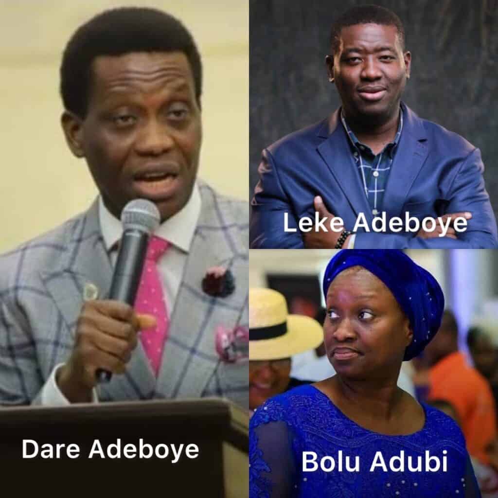 Adeolu Adeboye Siblings