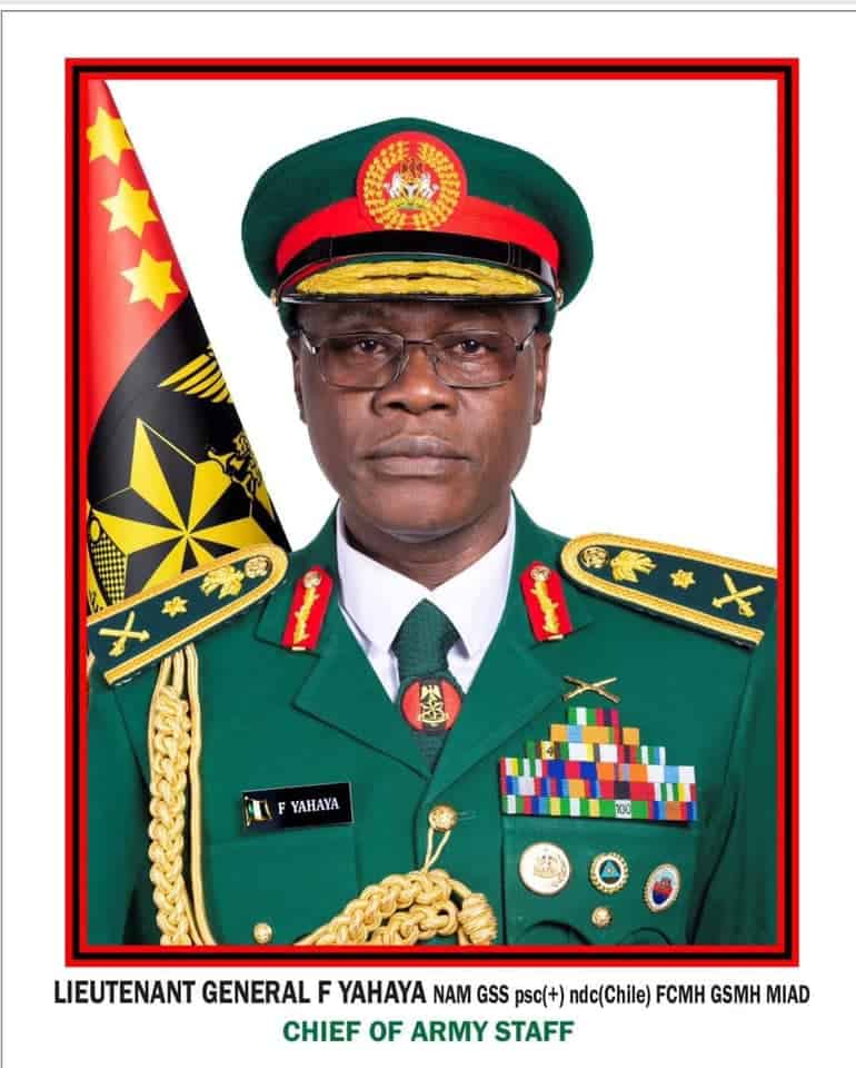 Major General Faruk Yahaya Rank