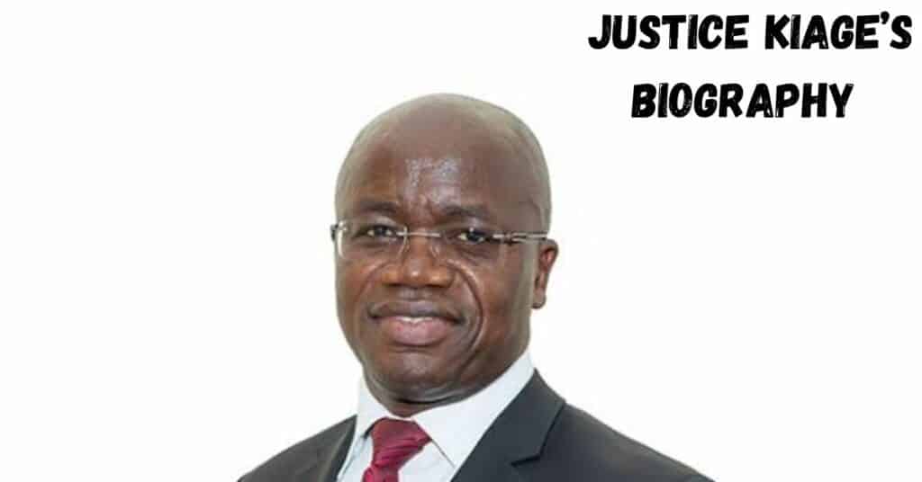 Justice Kiage Biography